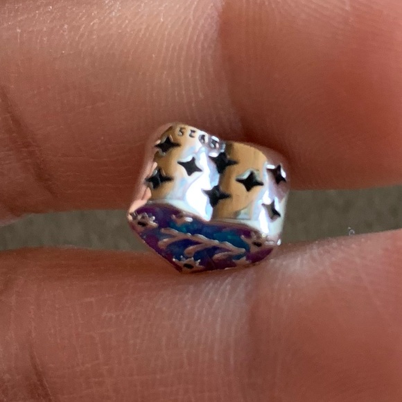 NWOT Lucky Number 777 Heart Charm Sterling Silver 925 - Picture 8 of 10